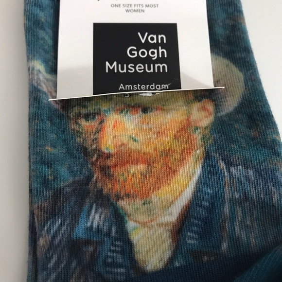 SockSmith Accessories - SOCKSMITH Graphic Crew Van Gogh Ladies Size 9-11